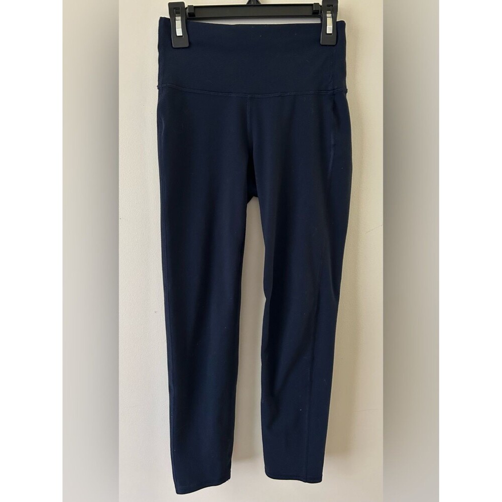 Athleta Navy Performance Leggings XXS